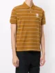 Kent & Curwen embroidered logo striped polo shirt