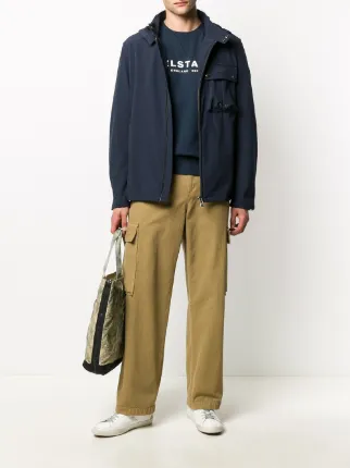 cargo-pocket hooded jacket展示图