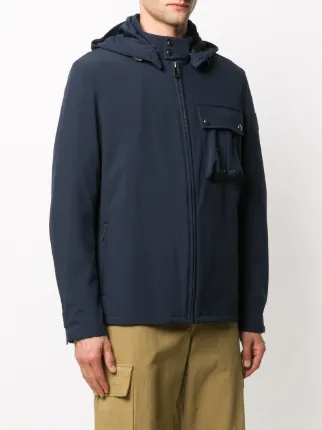 cargo-pocket hooded jacket展示图