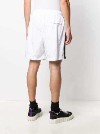 Swoosh print nylon shorts展示图