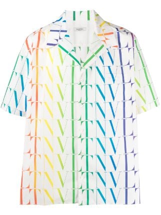 Valentino Garavani VLTN Times logo-print Shirt - Farfetch