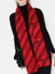 Image 2 of Givenchy reversible logo chain print scarf