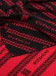 Givenchy reversible logo chain print scarf