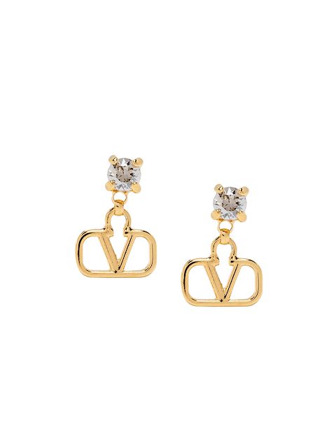 Valentino Garavani VLogo Signature crystal earrings