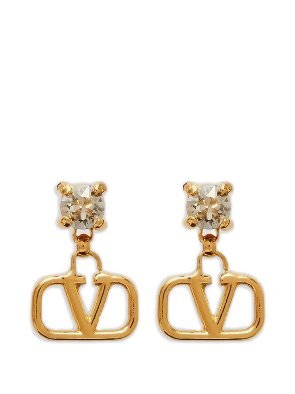 Valentino Garavani Vロゴ クリスタル ピアス 通販 - FARFETCH