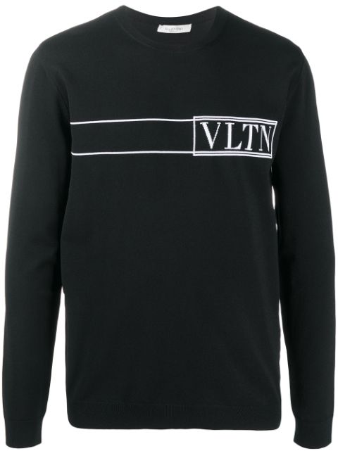 Valentino intarisa-knit logo jumper