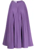 Valentino Garavani pleated sleeveless minidress - Purple