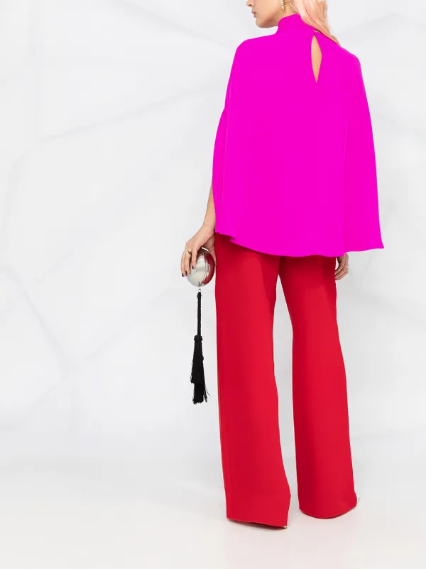 Valentino Garavani Cady Couture Trousers | Red | FARFETCH
