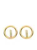 Charlotte Chesnais Saturn Blow earrings - Gold
