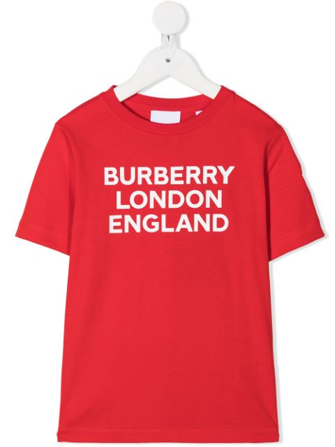 Burberry Kids - logo-print cotton T-shirt