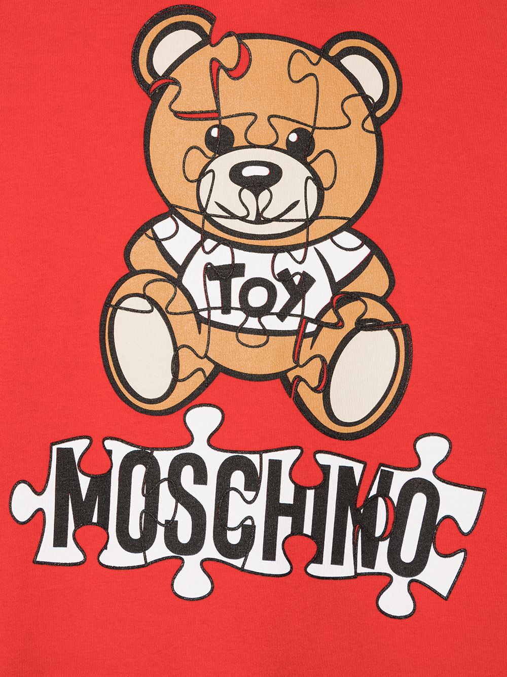 фото Moschino kids худи с принтом