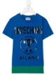 Image 1 of Moschino Kids TEEN layered logo print T-shirt