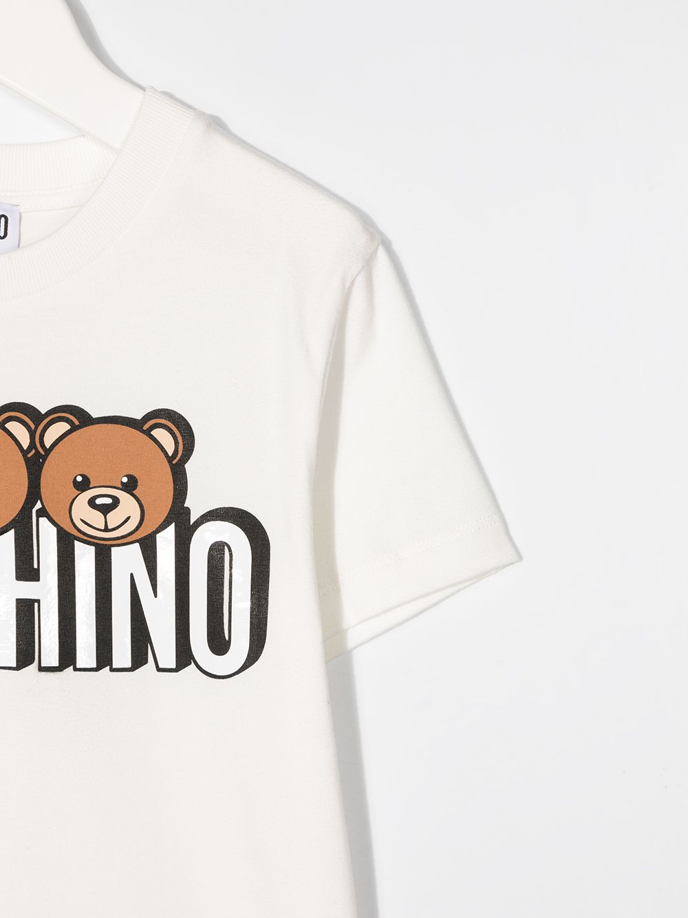 фото Moschino kids футболка с логотипом