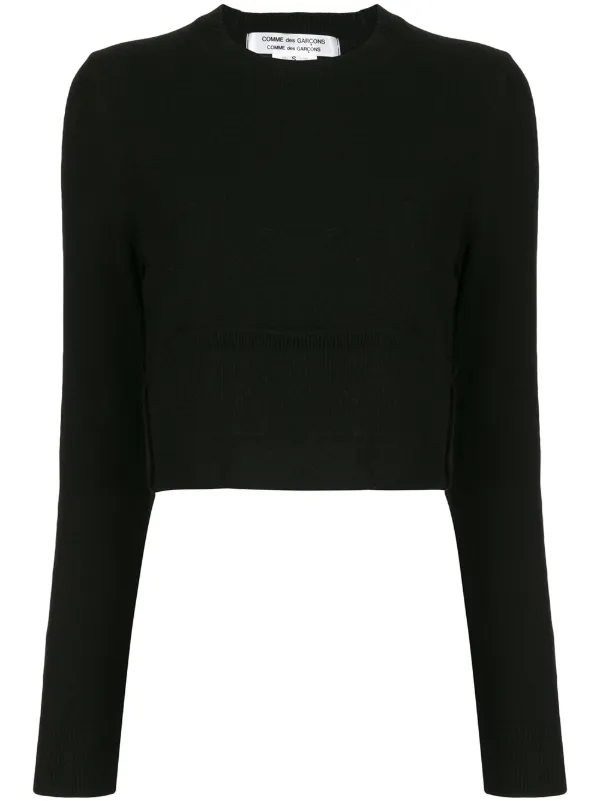 comme des garcons crop top