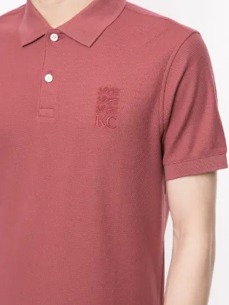 embroidered logo polo shirt展示图