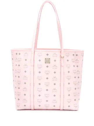 pink mcm tote