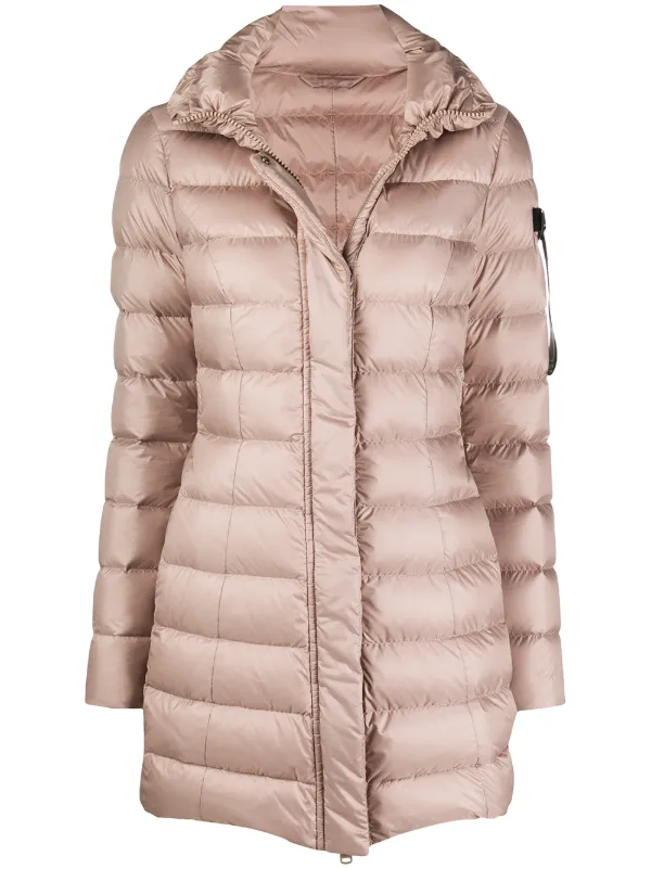 women's mid length padded coat