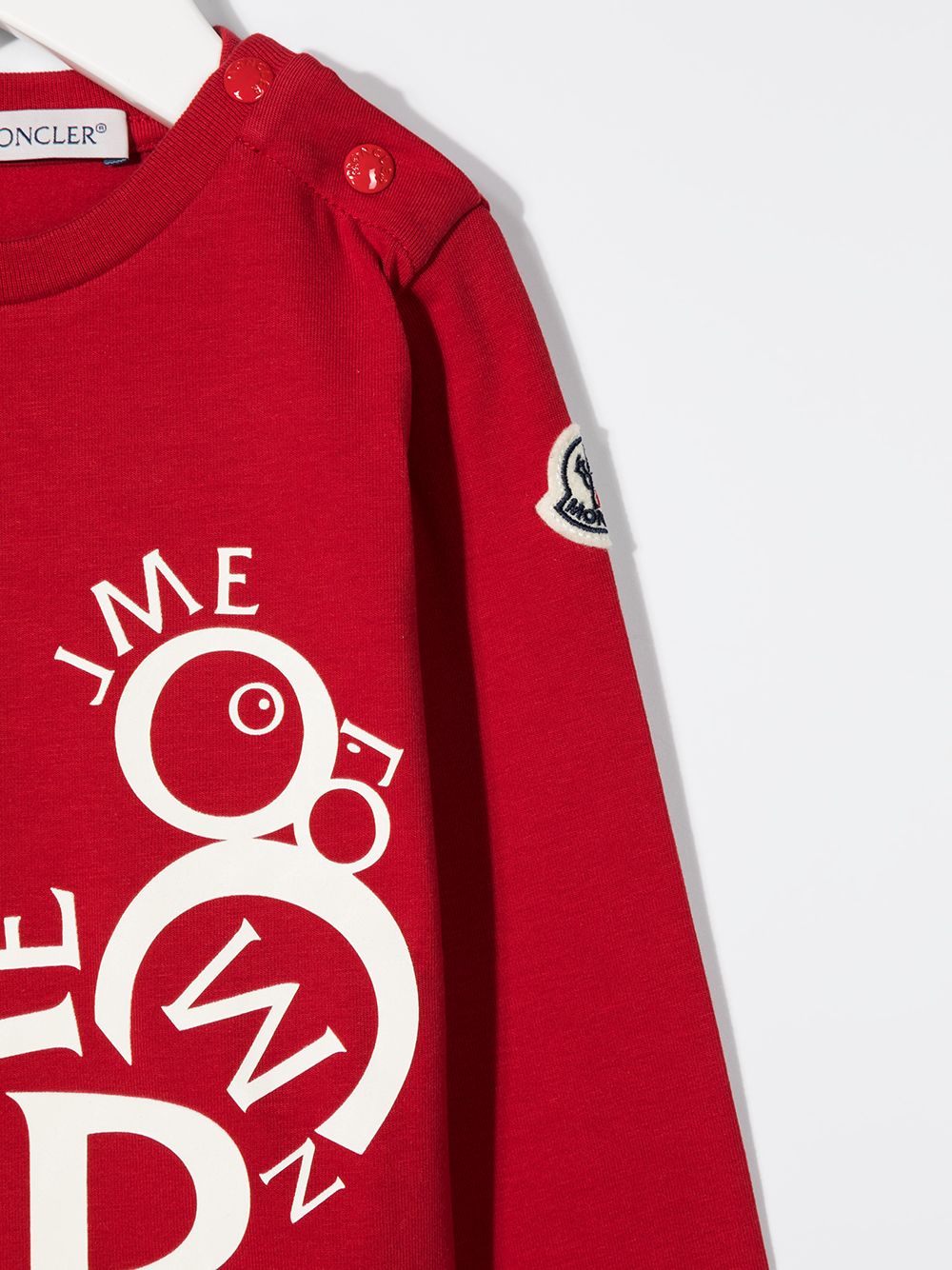 фото Moncler kids футболка с логотипом