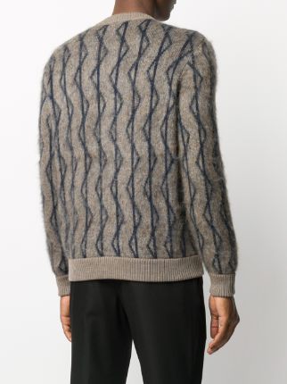 zig-zag striped knit jumper展示图