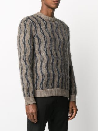 zig-zag striped knit jumper展示图