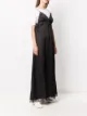 MM6 Maison Margiela فستا طويل بأطراف دانتيل