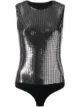 الصورة 1 من MM6 Maison Margiela بلوزة ميتاليك بدون أكمام