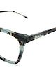 DKNY tortoise-shell square frame glasses