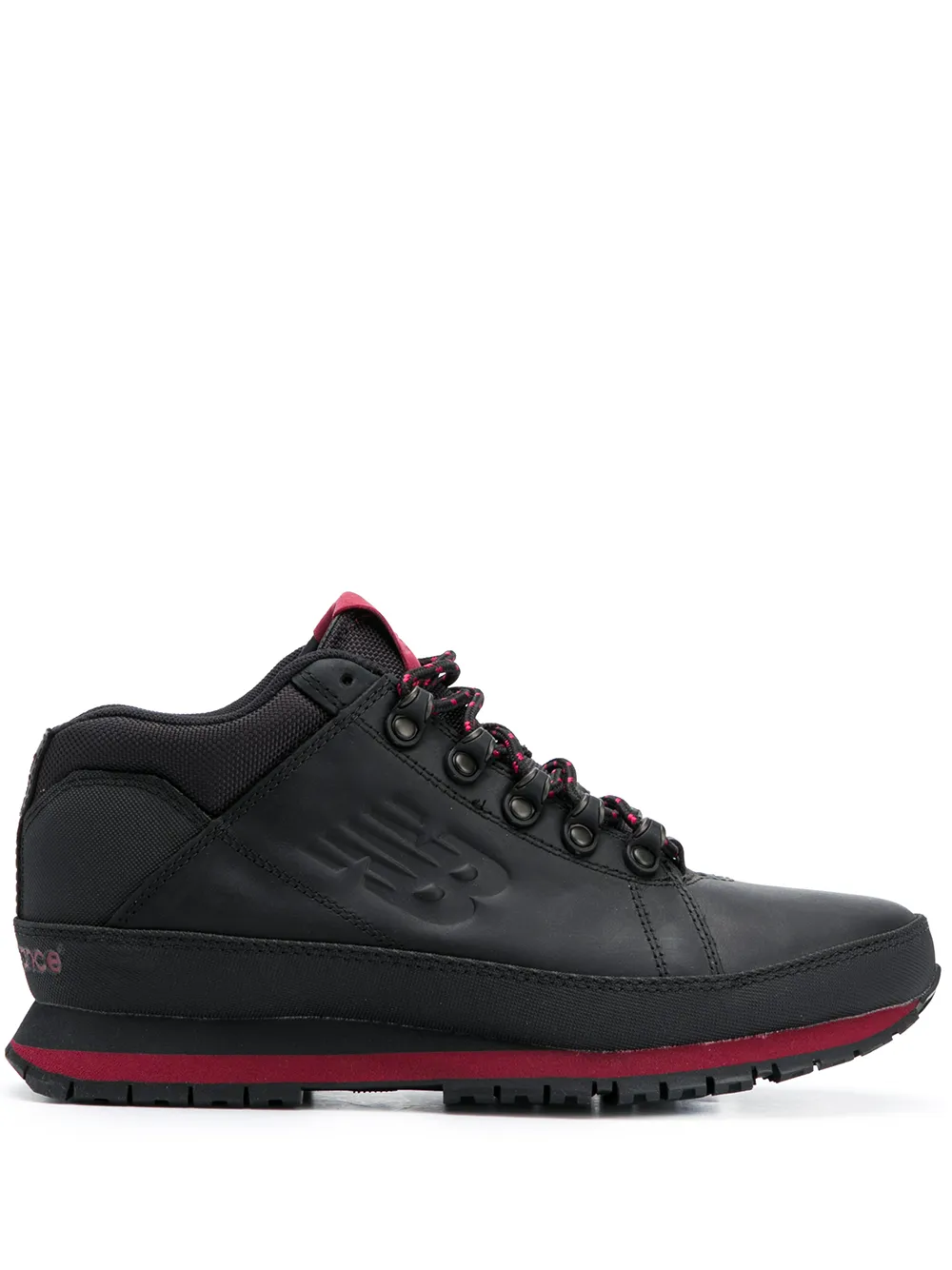 new balance trainers black and red