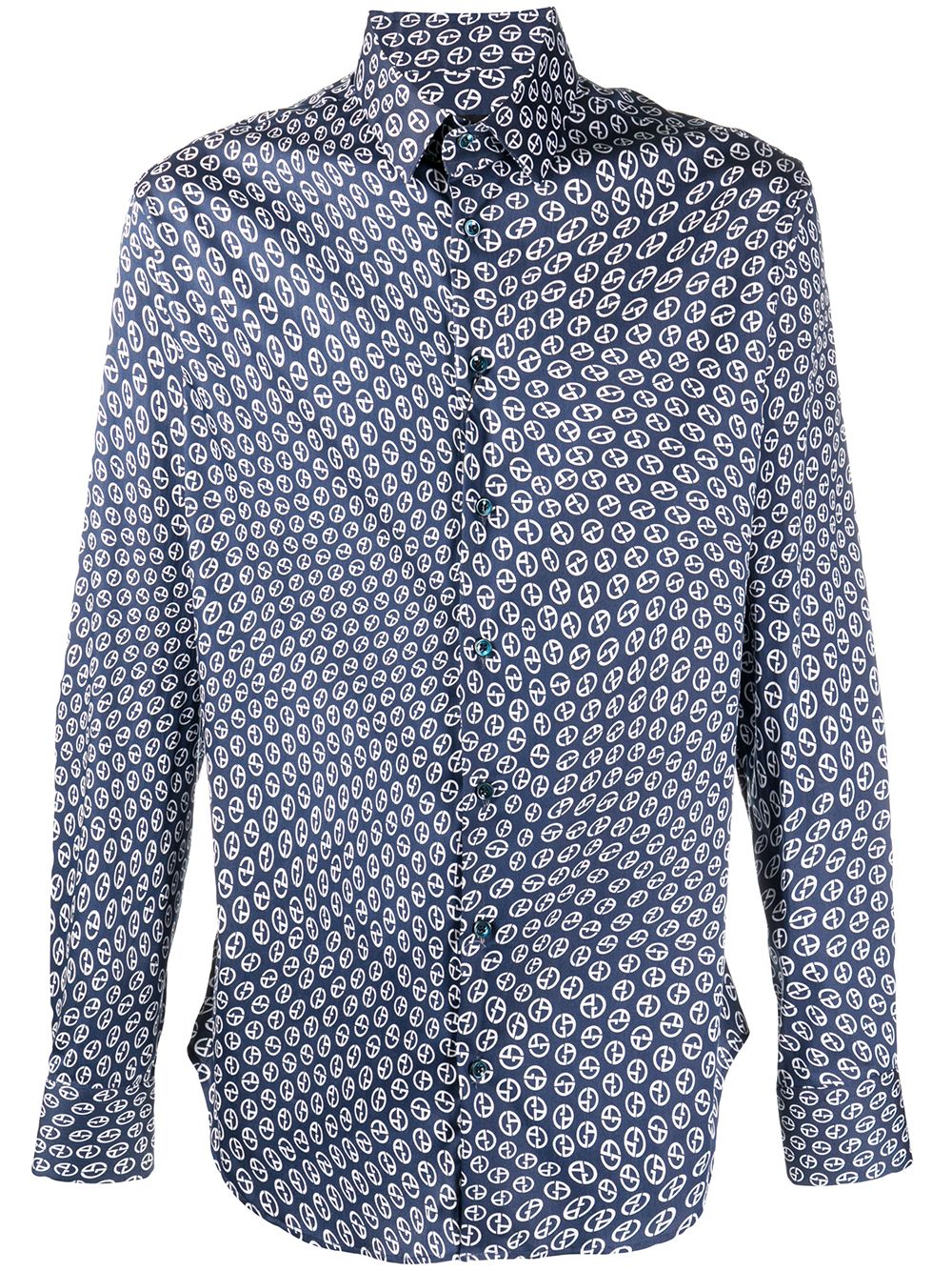 giorgio armani printed shirts