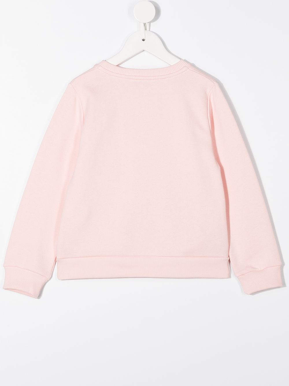 Lanvin Enfant Sweater met geborduurd logo - Roze