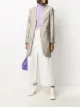Image 2 of MM6 Maison Margiela creased-effect single breasted coat