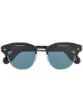 Oliver Peoples square tinted sunglasses - Black