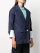 Jejia Blazer gessato Americana
