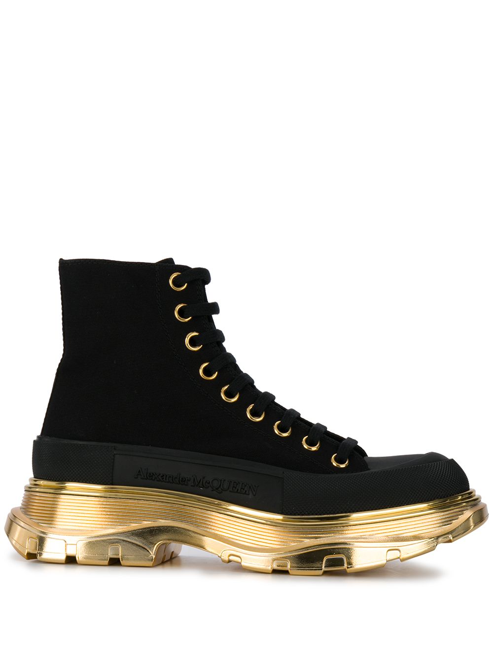 фото Alexander mcqueen высокие кроссовки tread slick