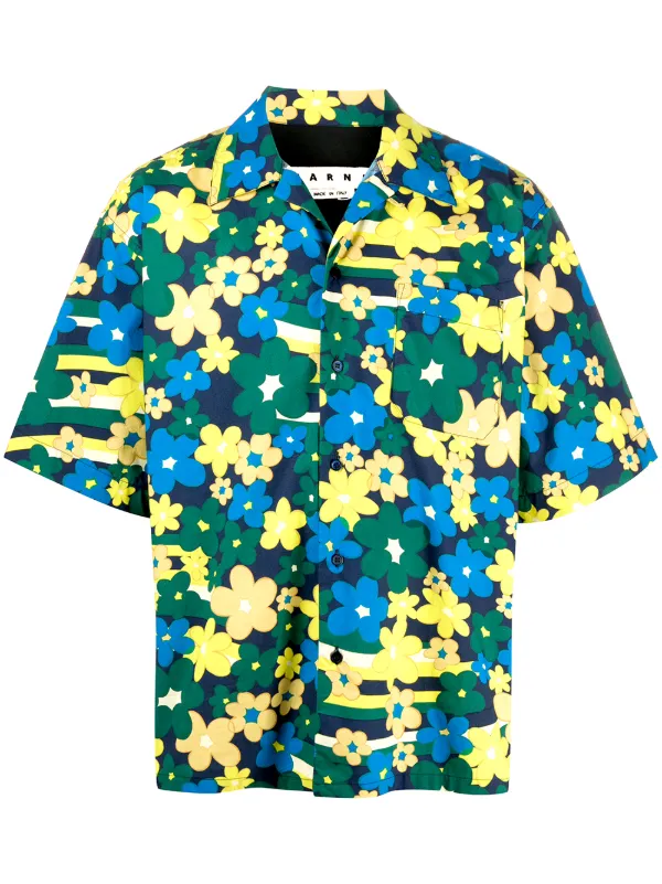 Marni Floral Print Shirt - Farfetch
