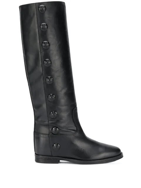 Via Roma 15 Bota cano longo com tachas