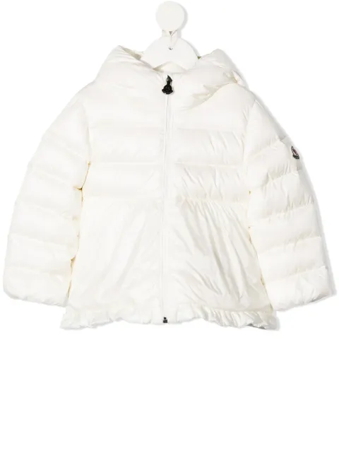 Moncler Enfant ruffled-hem puffer jacket