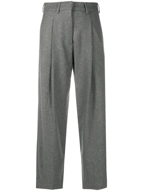 Jejia high-waisted cropped trousers