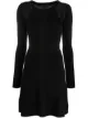 Image 1 of Pinko lace-embellished knitted dress