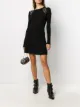 Image 2 of Pinko lace-embellished knitted dress