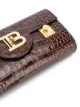 Balmain crocodile-effect belt bag