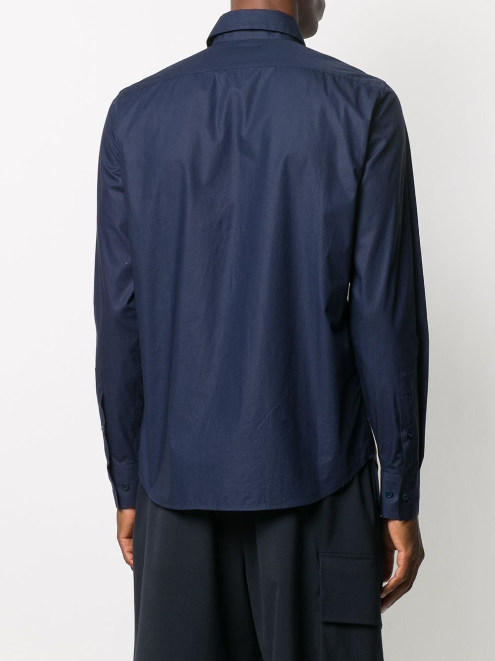 Shop Marni Logo Printed Shirt In Blue