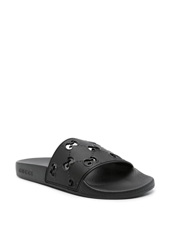 Gucci logo-debossed Platform flip-flops - Farfetch