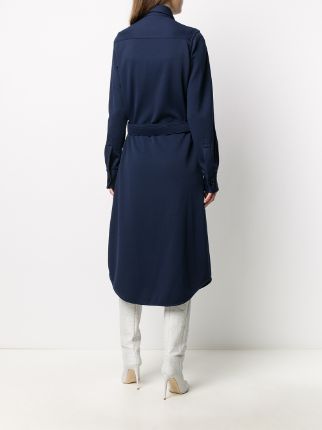 long belted shirt dress展示图