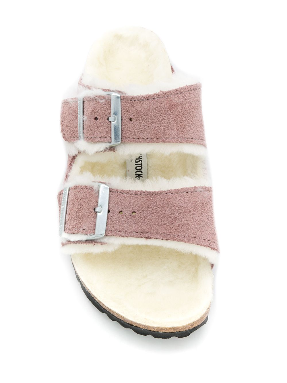 фото Birkenstock сандалии с подкладкой из овчины