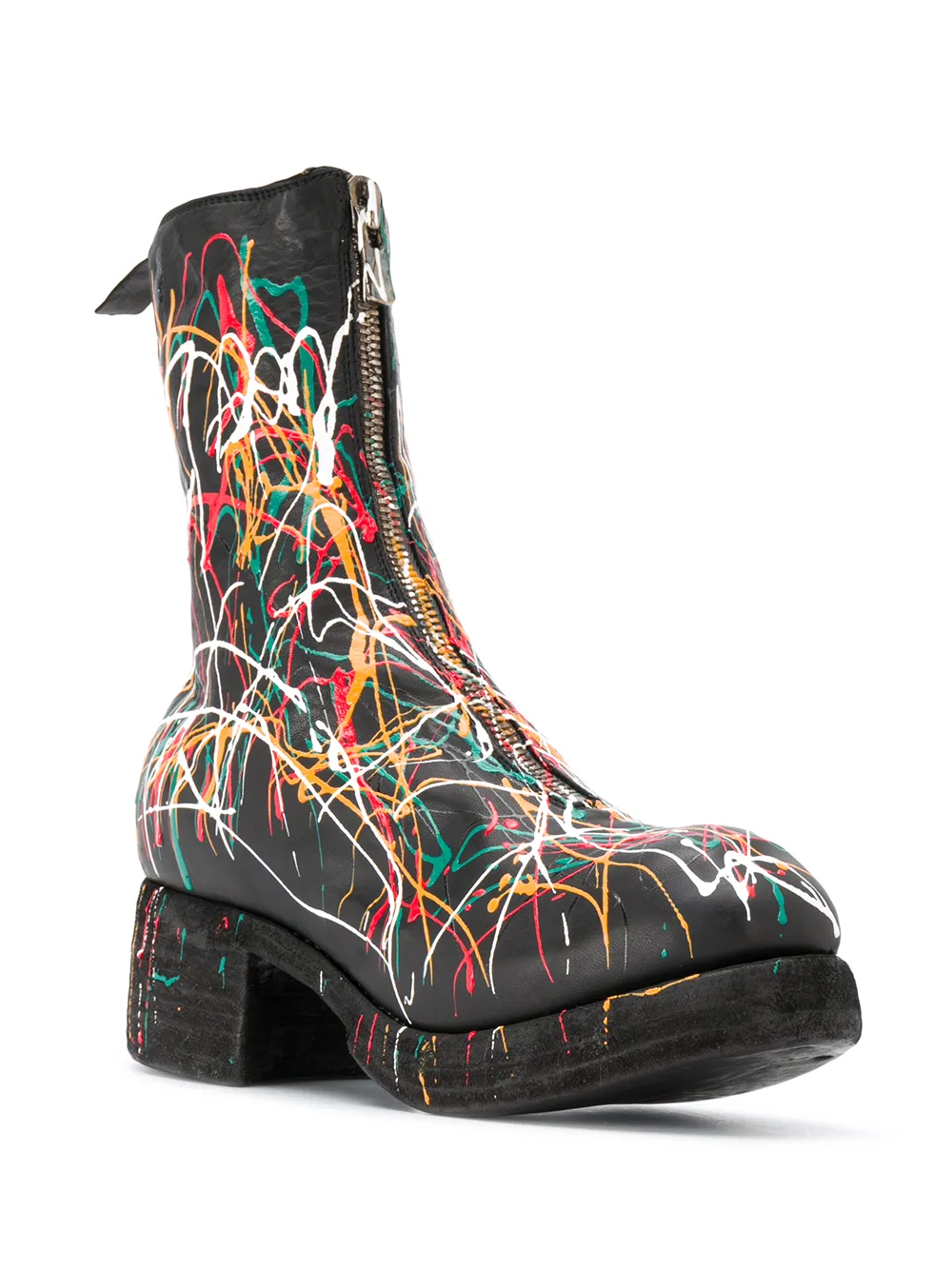 Margiela paint splatter boots deals
