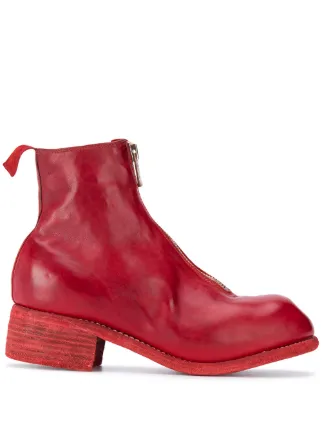 guidi red boots