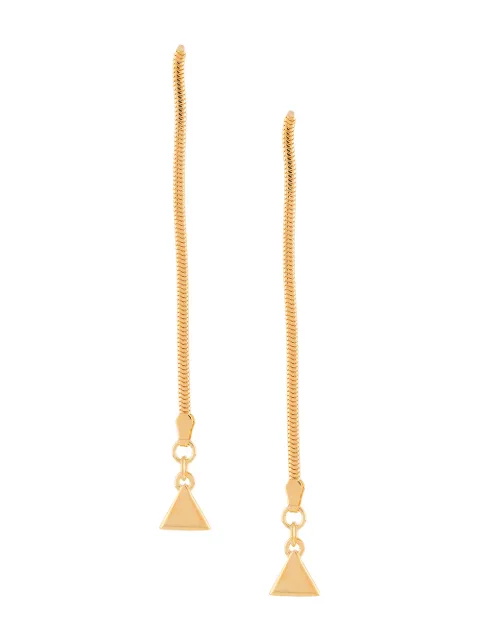 Coup De Coeur snake drop earrings