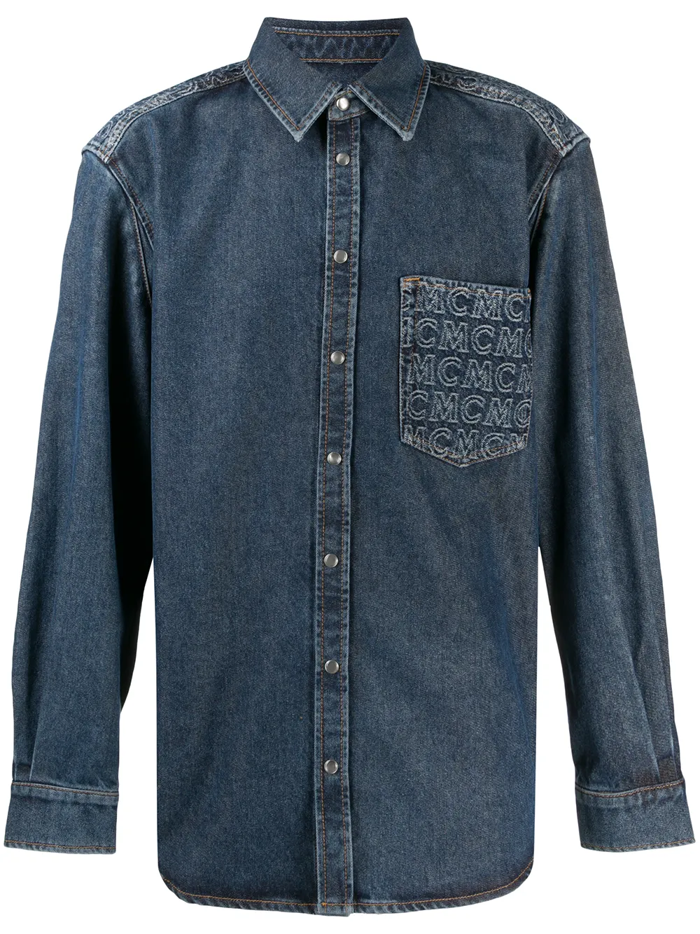 MCM Denim overhemd Blauw