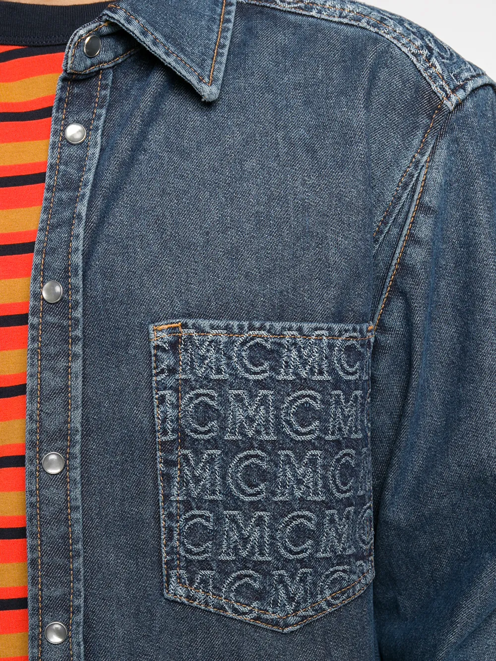 MCM Denim overhemd Blauw